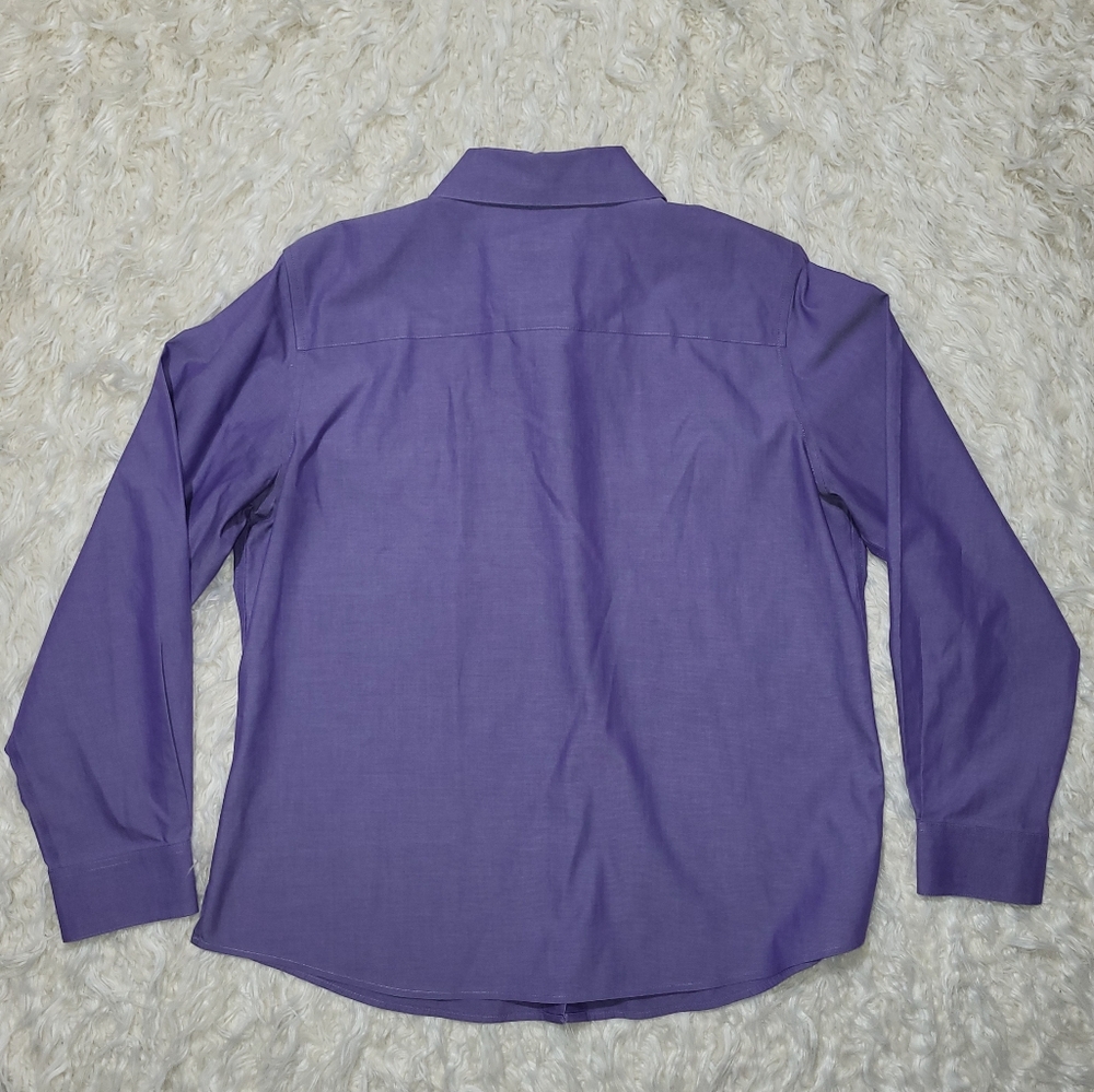 Pendleton Purple Long Sleeve Fitted Button Down S… - image 7